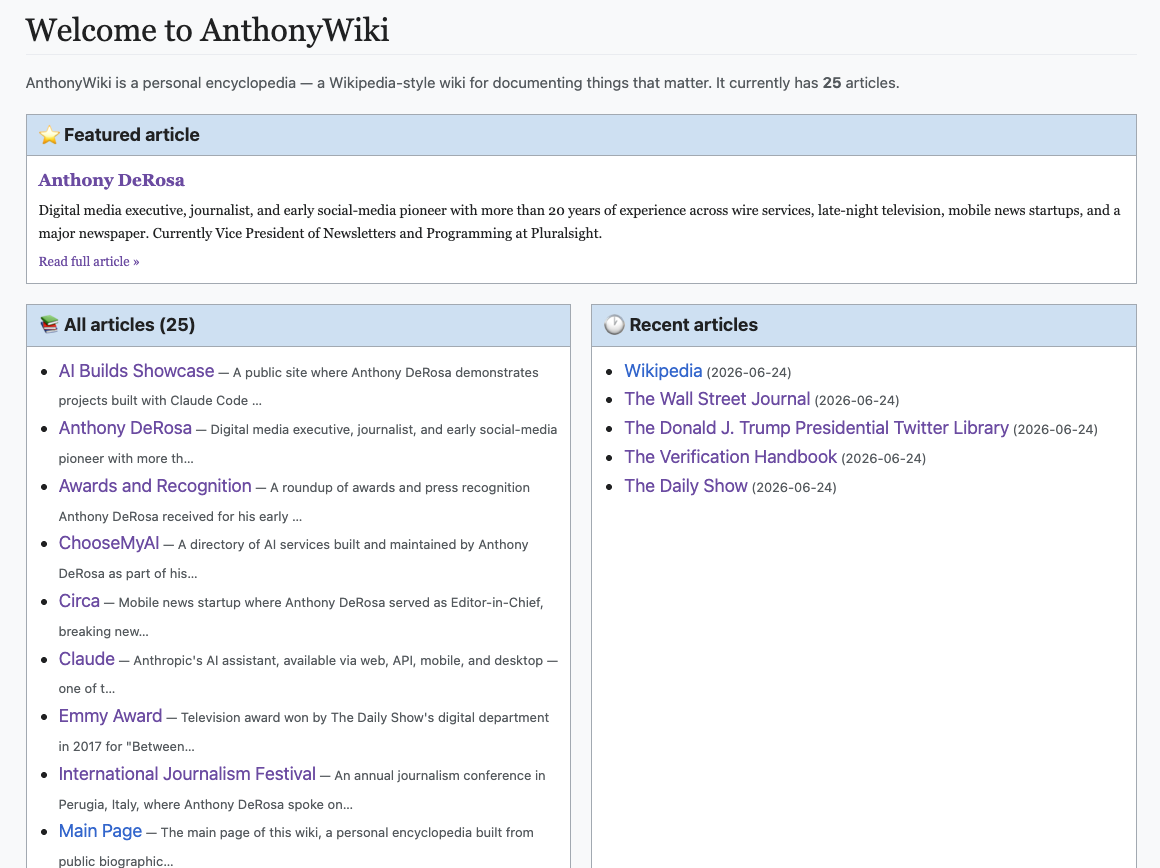 AnthonyWiki screenshot